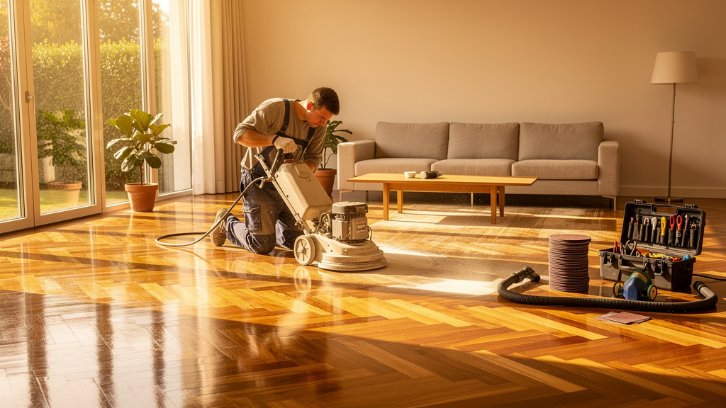 Prix pour poncer un parquet : comparatif artisan vs location